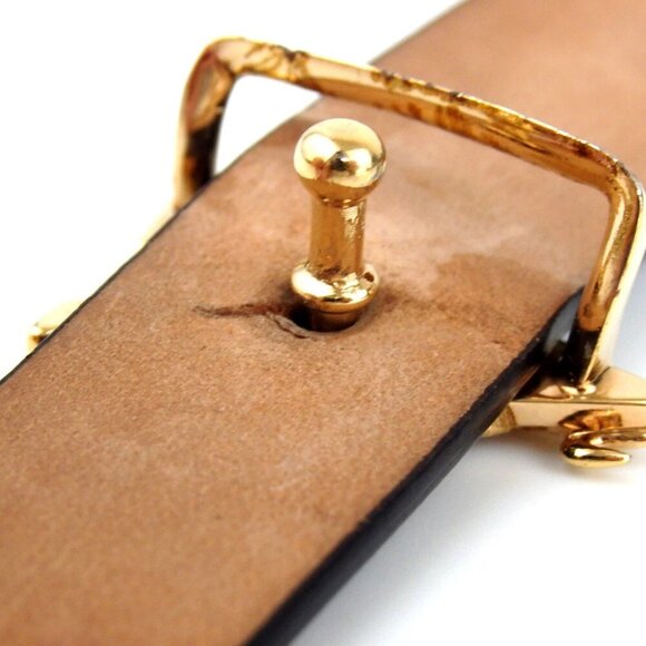 Authentic VERSACE DCDH630.DV3T Virtus 85/34 belt leather [Used] - Picture 10 of 13